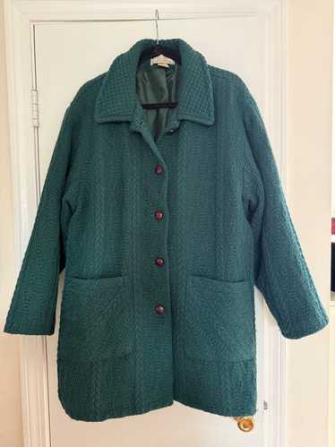 Boyne Valley Weavers 1990’s Irish wool cable knit…