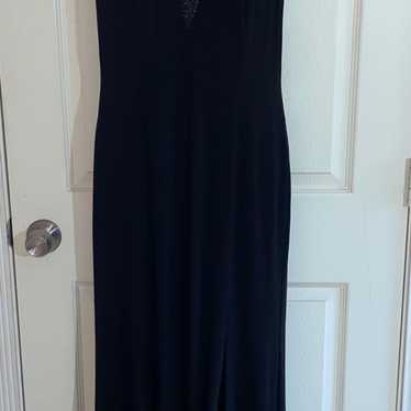 New Adrianna Papell Beaded Black Dress 10