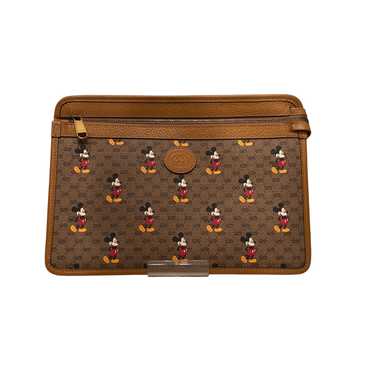 GUCCI/Pouch/Monogram/BRW/Gucci X Mickey Collab - image 1