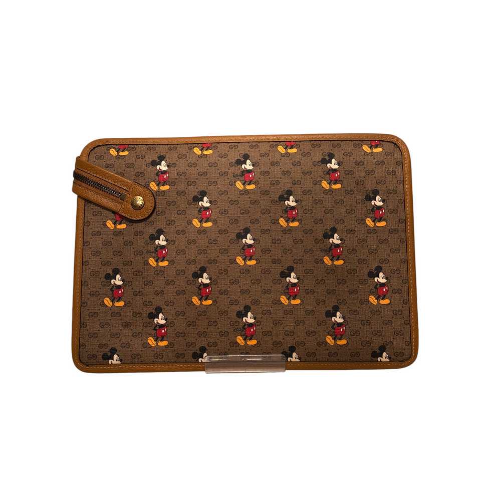 GUCCI/Pouch/Monogram/BRW/Gucci X Mickey Collab - image 2