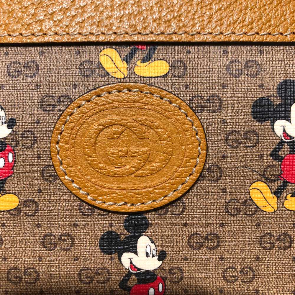 GUCCI/Pouch/Monogram/BRW/Gucci X Mickey Collab - image 5