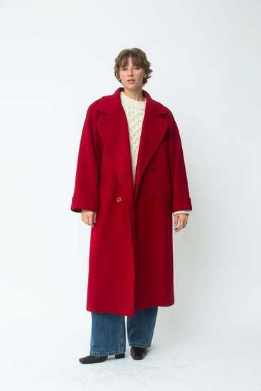 Wool Coat - Red