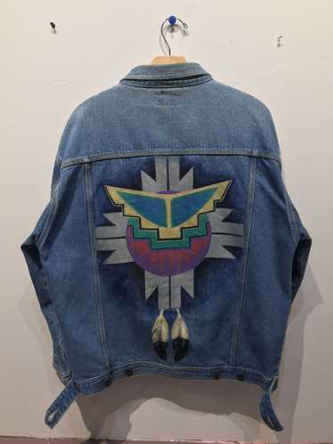 Denim Jacket × Distressed Denim × Vintage 90s vint