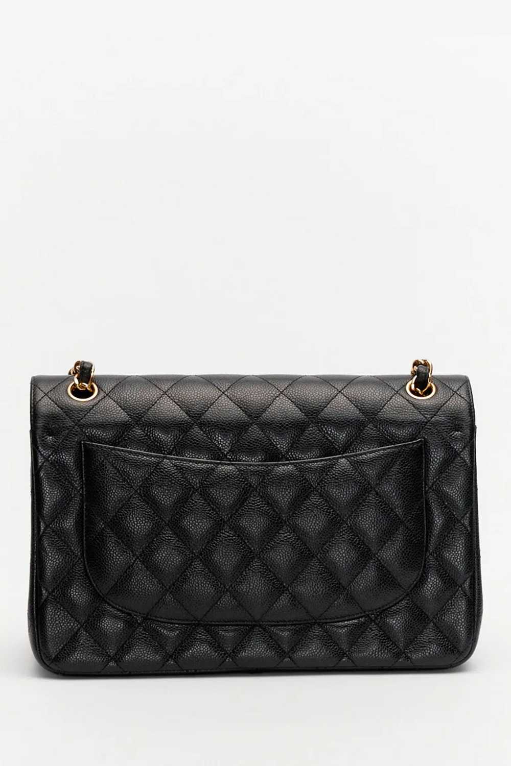 Pre-Loved Chanel™ Black Caviar Leather Jumbo Clas… - image 3