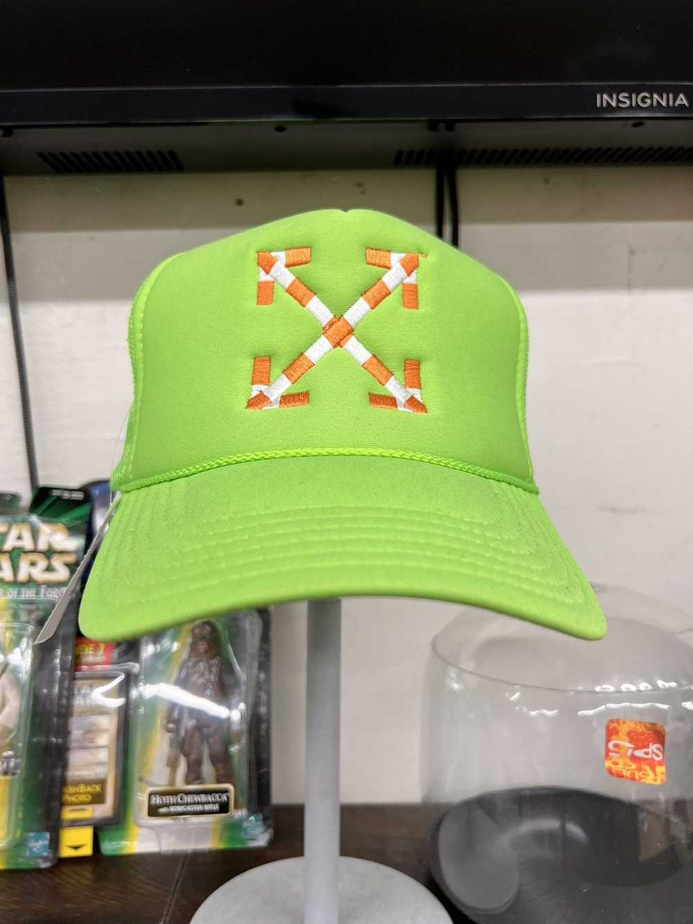 Off-White OFF WHITE X MCA lime green SnapBack - image 1