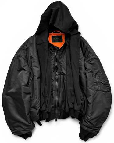 Balenciaga 2024 Incognito Silk Padded Bomber Shir… - image 1