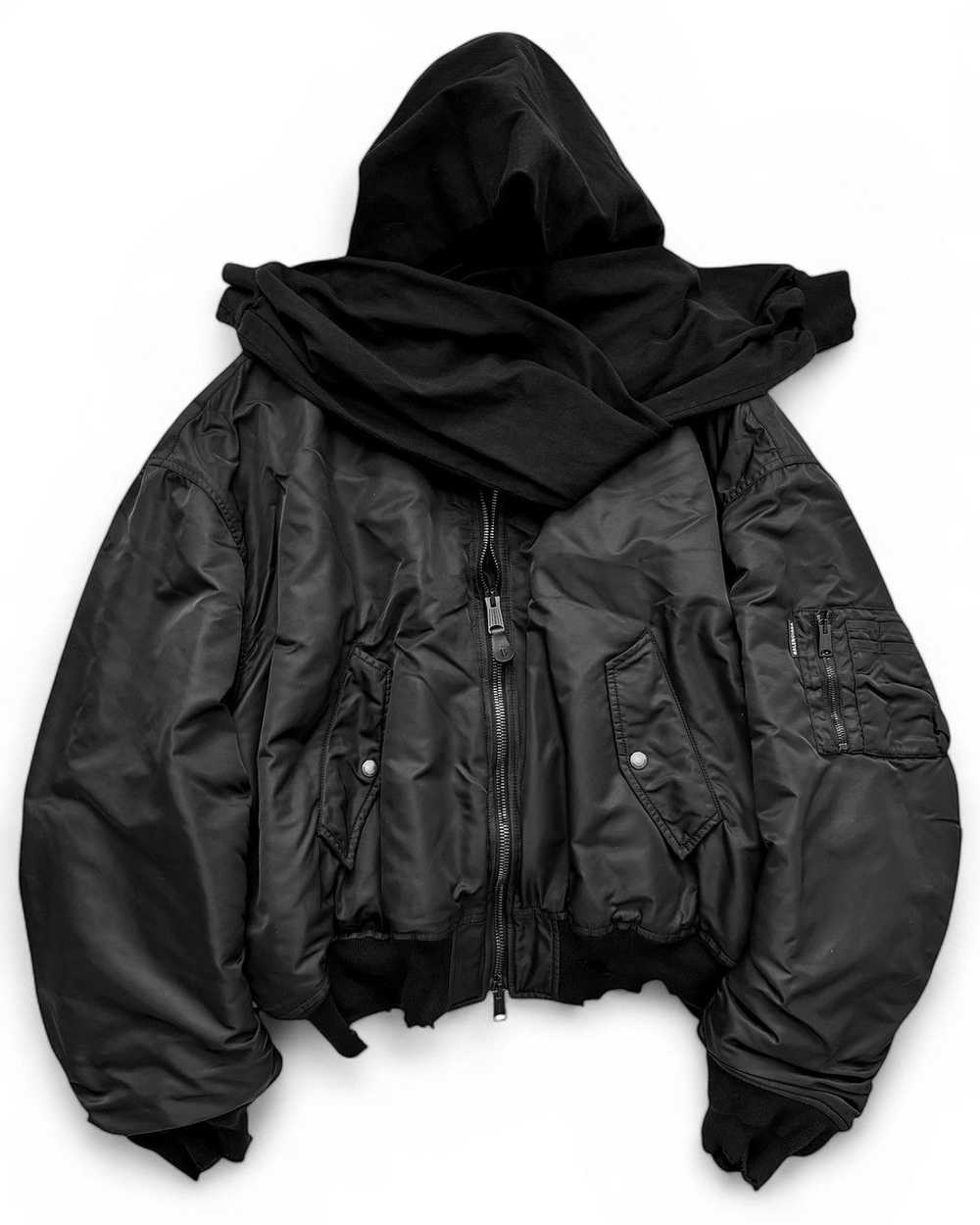 Balenciaga 2024 Incognito Silk Padded Bomber Shir… - image 2