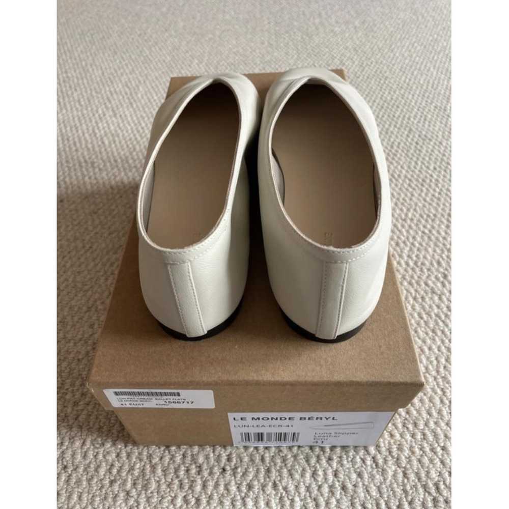 Le Monde Beryl Leather ballet flats - image 2