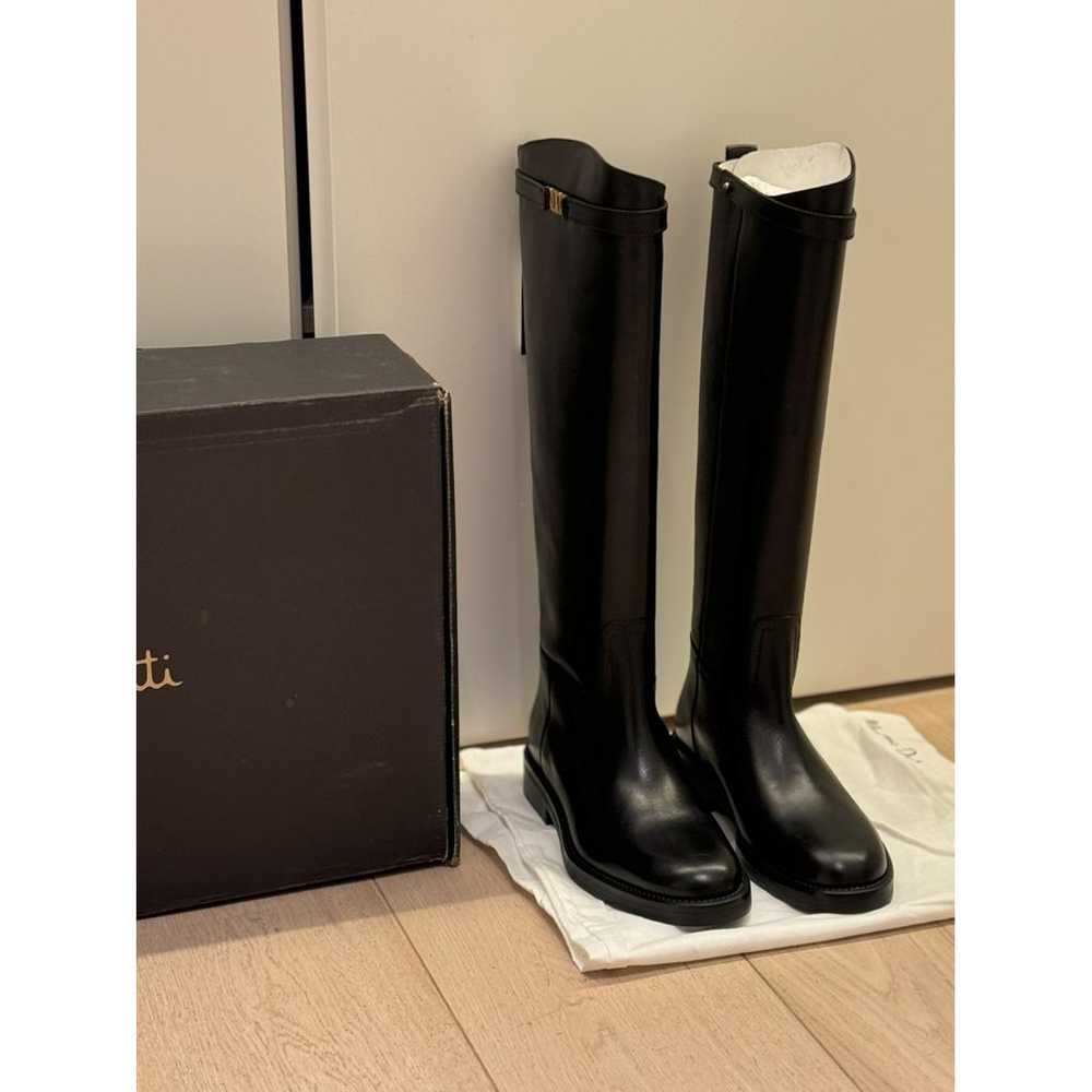 Massimo Dutti Leather riding boots - image 7