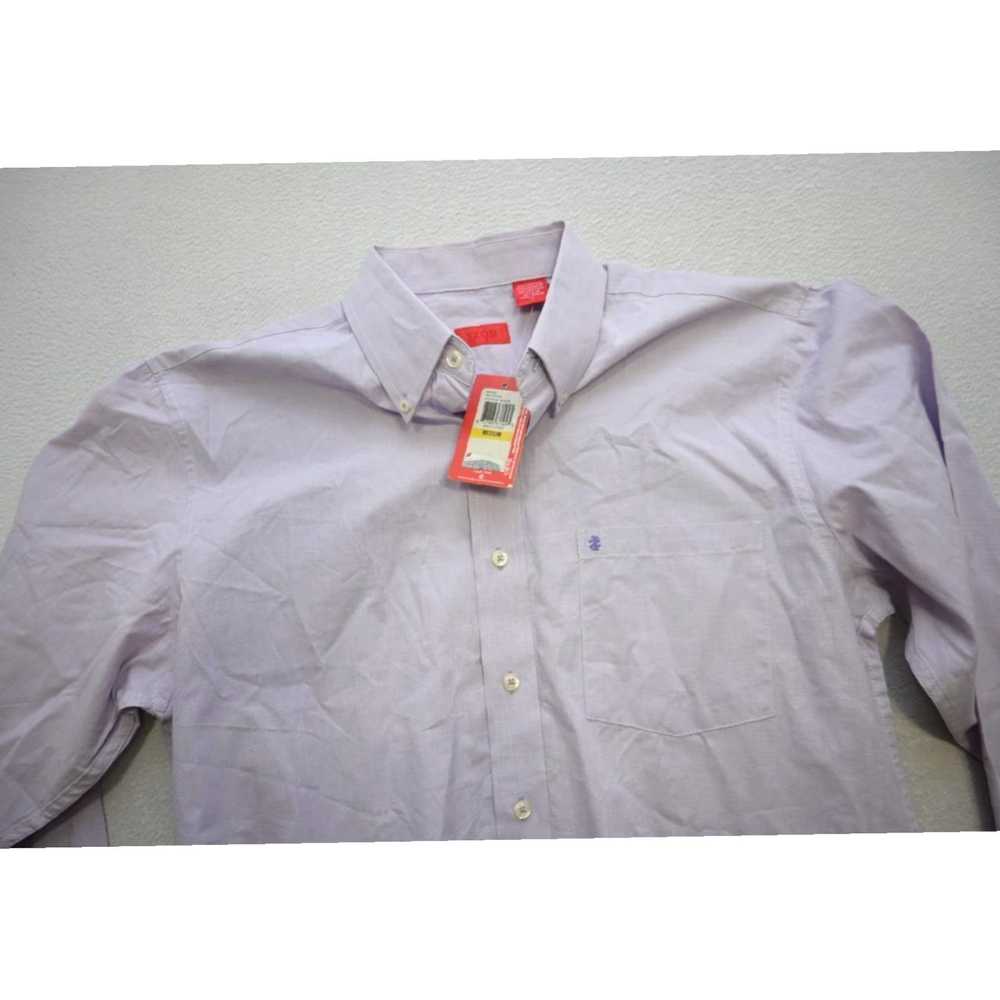 Izod Violet Button Up Dress Shirt for Men in Medi… - image 5