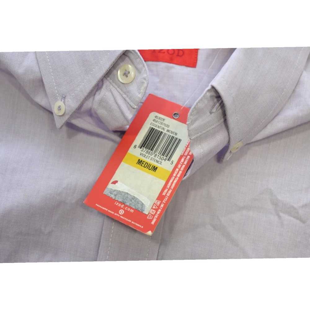 Izod Violet Button Up Dress Shirt for Men in Medi… - image 7