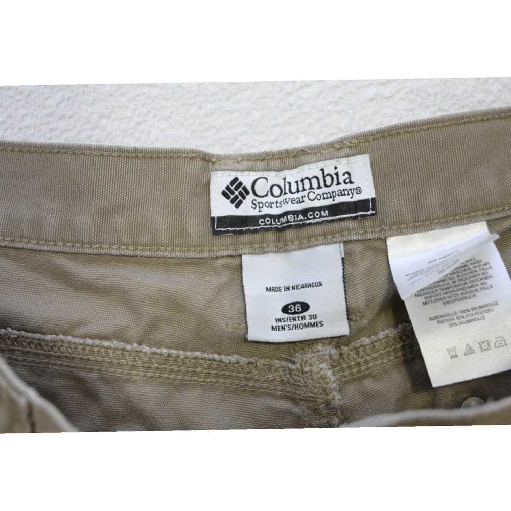 Vintage Tan Rugged Columbia Carpenter Mens Utilit… - image 6