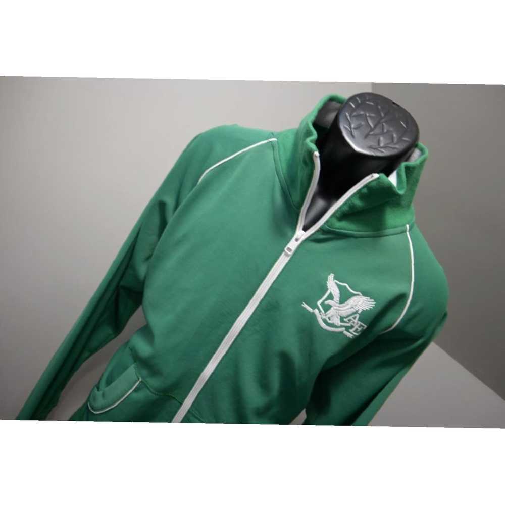 Vintage Authentic Green Full Zip Athletic Mens Tr… - image 4