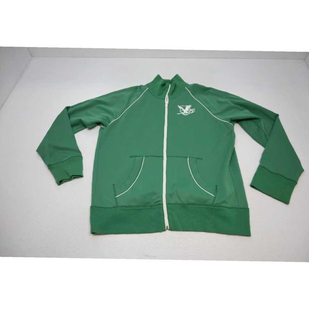 Vintage Authentic Green Full Zip Athletic Mens Tr… - image 5