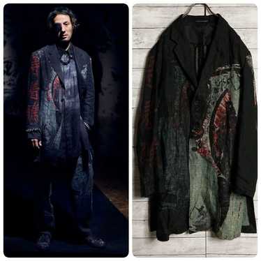 ドクタージャケット　REGURATION yohji yamamoto 21ss 2020SS yohji yamamoto pour homme 刺繡ドクタージャケット（HN