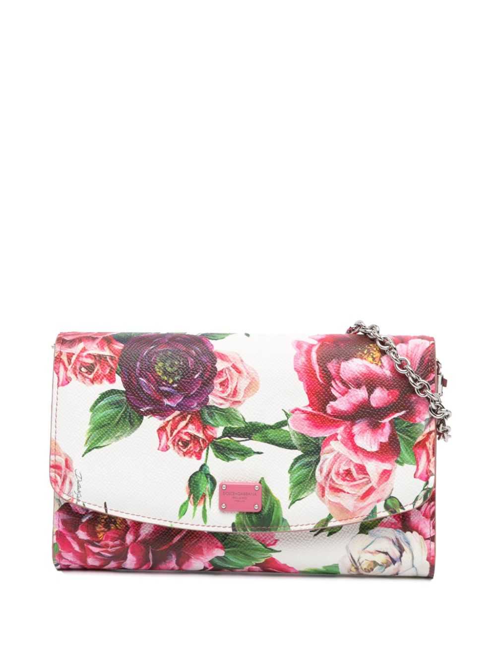 Dolce & Gabbana Pre-Owned 2018 Leather Floral Pri… - image 1