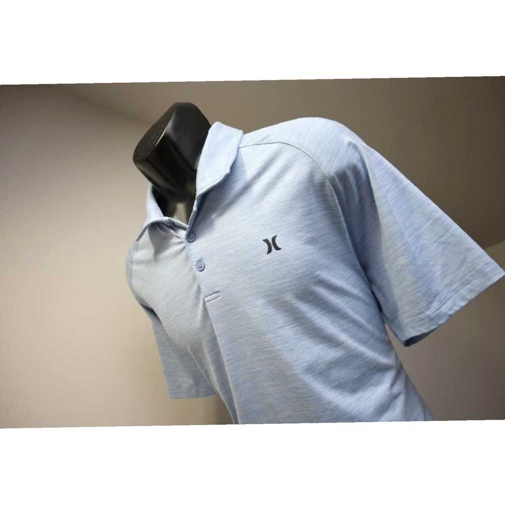 Hurley Blue Mens Athletic Short Sleeve Wicking Go… - image 1