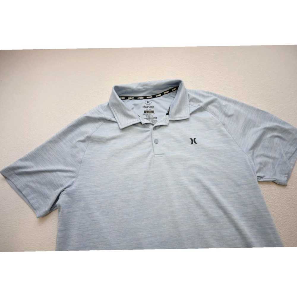 Hurley Blue Mens Athletic Short Sleeve Wicking Go… - image 5