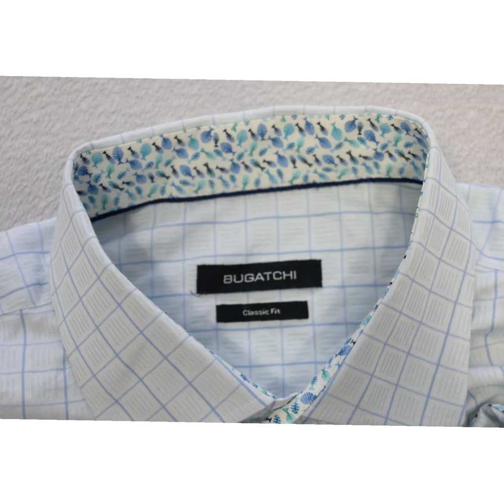 Bugatchi Classic Fit Floral Pattern Dress Shirt w… - image 6