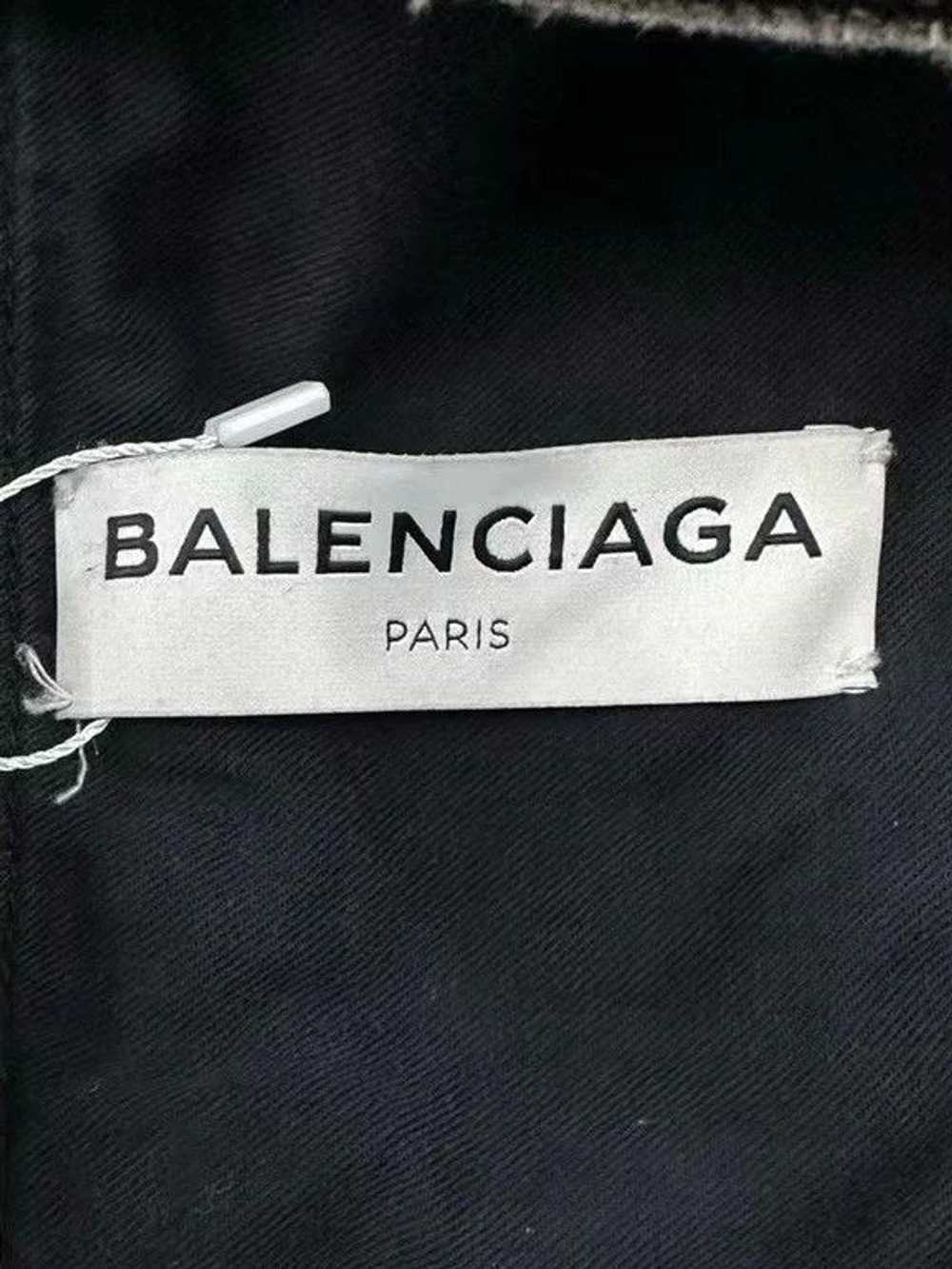 Balenciaga Balenciaga black asymmetrical denim ja… - image 5