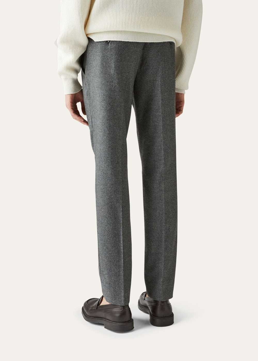 Loro Piana o1srvl11e1224 Pantaflat Wool Trouser i… - image 4