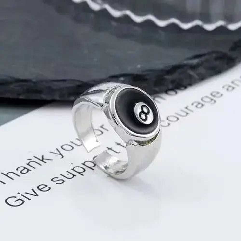 Streetwear × Vintage Eight Ball Ring - image 2