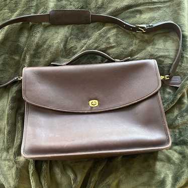 バッグ OldCoach 90s MadeinUSA Leather BriefCase Vintage 