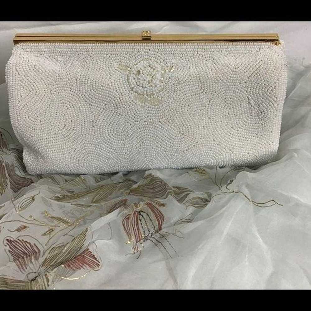 Vintage La Regale- Italian Beaded Clutch - image 1