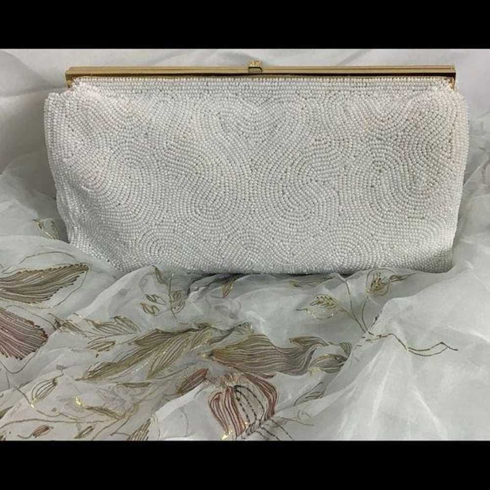 Vintage La Regale- Italian Beaded Clutch - image 2