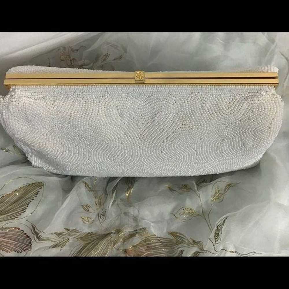 Vintage La Regale- Italian Beaded Clutch - image 3