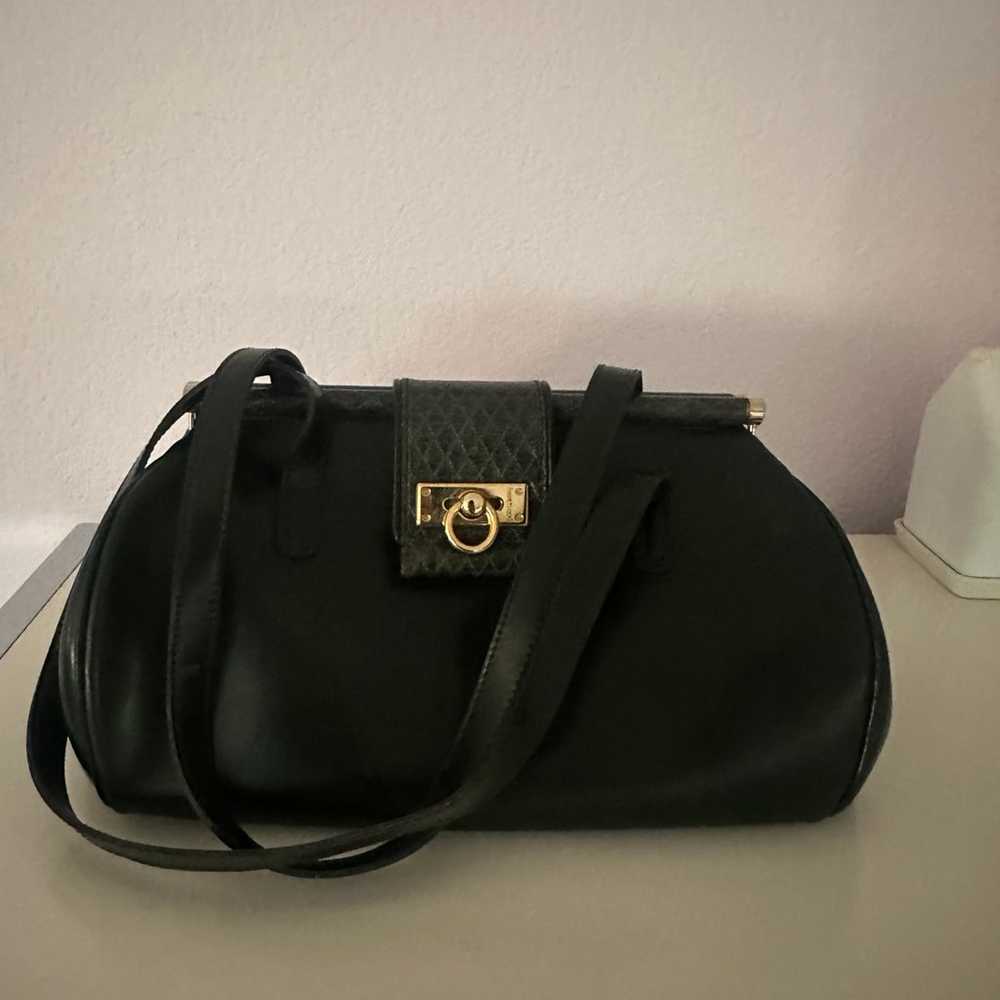 Italian leather retro handbag - image 3