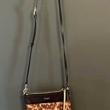 Crossbody leopard print coach crossbody