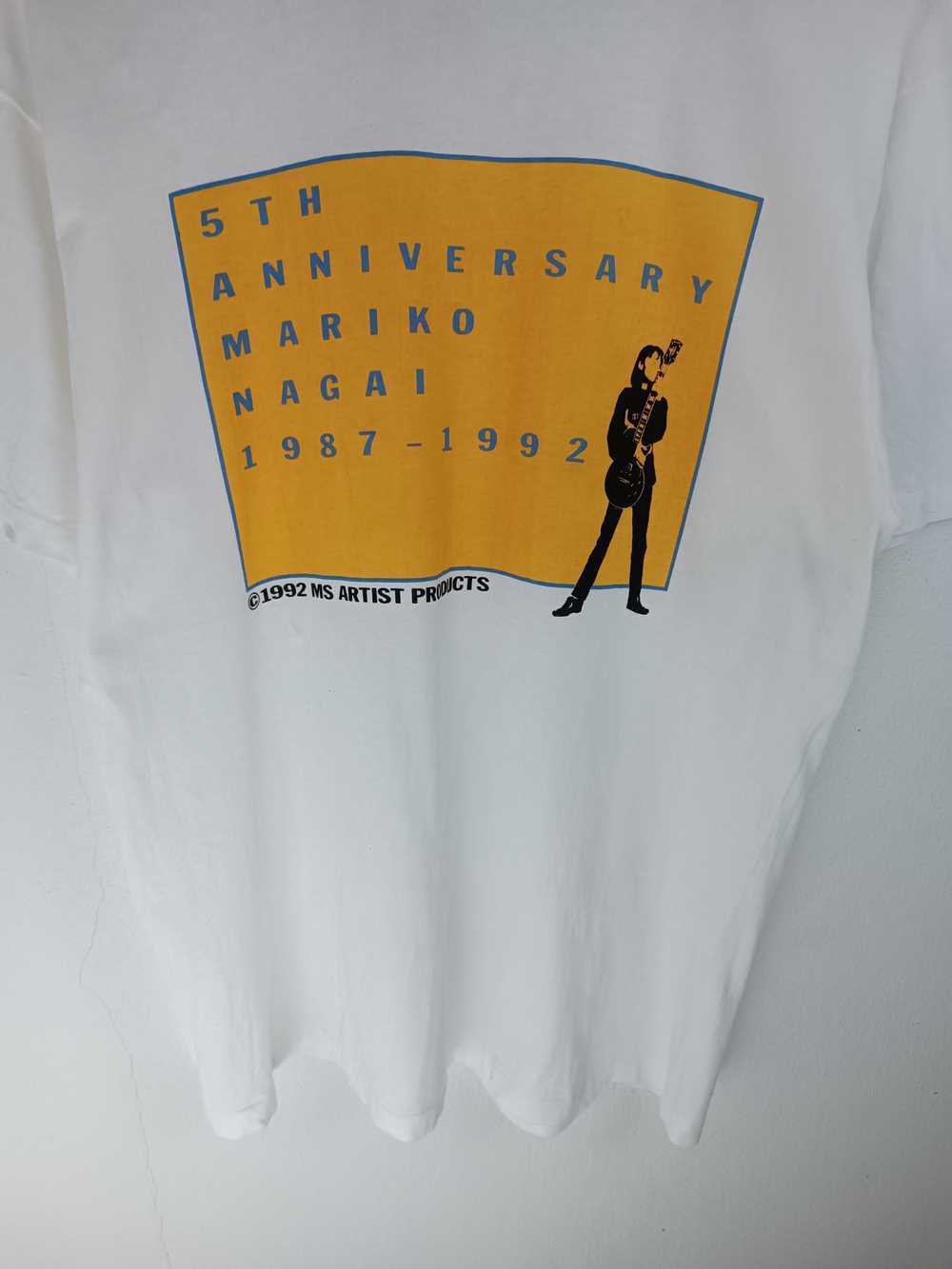 Rock T Shirt × Vintage VINTAGE '92 MARIKO NAGAI A… - image 6