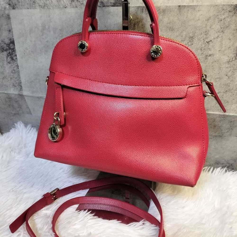 Furla Handbag Shoulder Bag 2WAY Red Piper - image 11