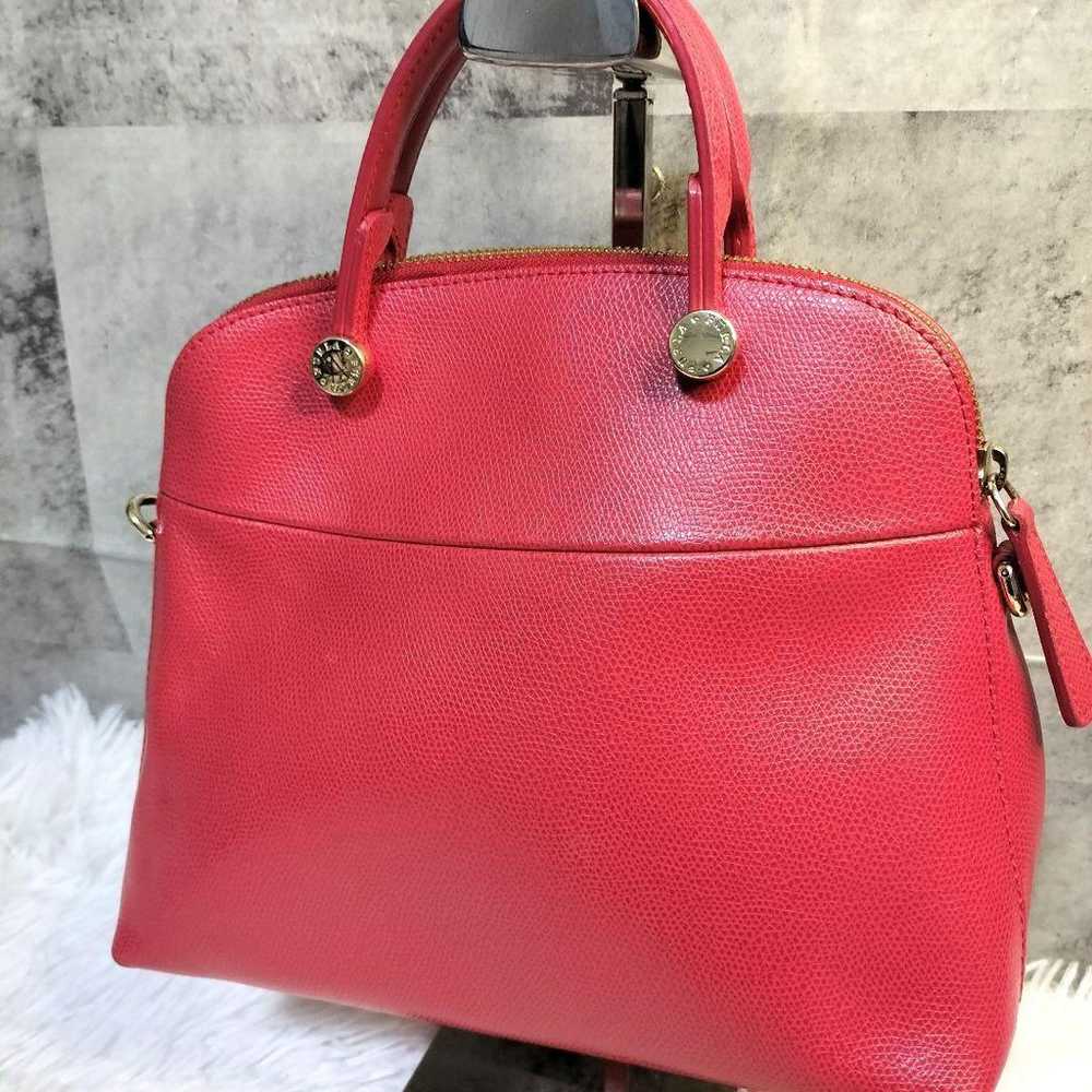 Furla Handbag Shoulder Bag 2WAY Red Piper - image 2