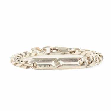 Gucci Infinity Knot Chain Link Bracelet Ag925 Sil… - image 1