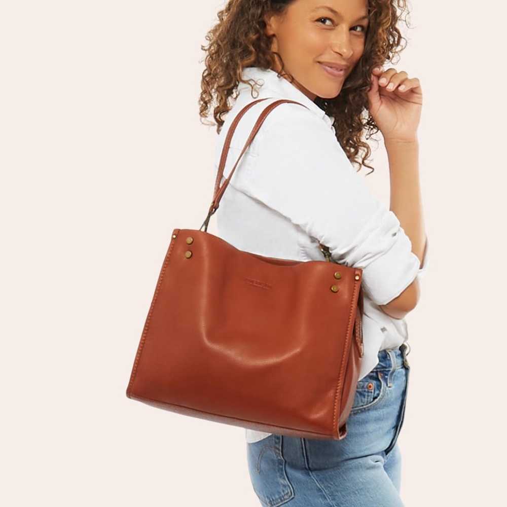 American Leather Co. Brandy Brown Lenox Triple En… - image 2