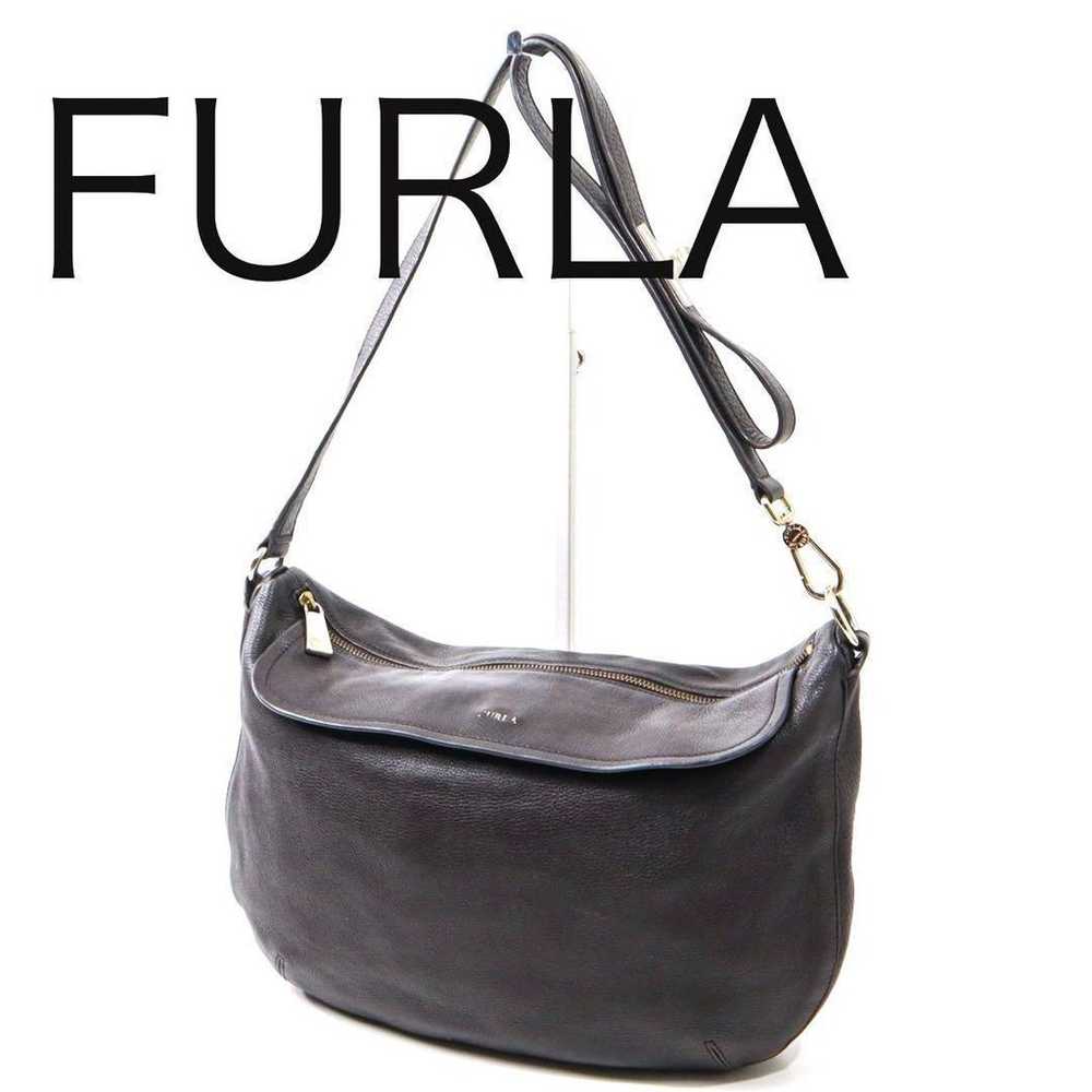 E568-22 ◾️ Furla Leather Crossbody Bag - image 1