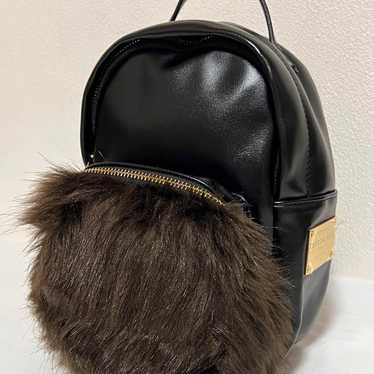 Crystal ball mini rucksack furry rucksack