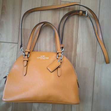 COACH Leather 2WAY Hand/Shoulder Bag