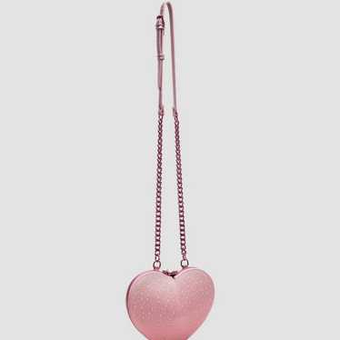 Betsey Johnson WATER DROPLET HEART
CROSSBODY BLUSH - image 1