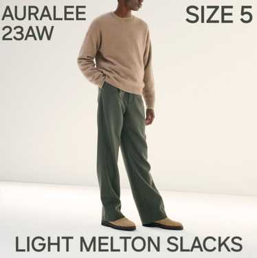 Auralee AURALEE 23AW LIGHT MELTON SLACKS