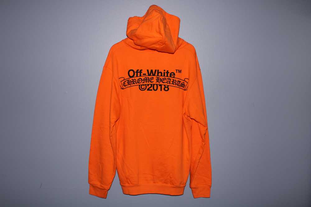 Chrome Hearts CHROME HEARTS OFF WHITE ORANGE HOOD… - image 2