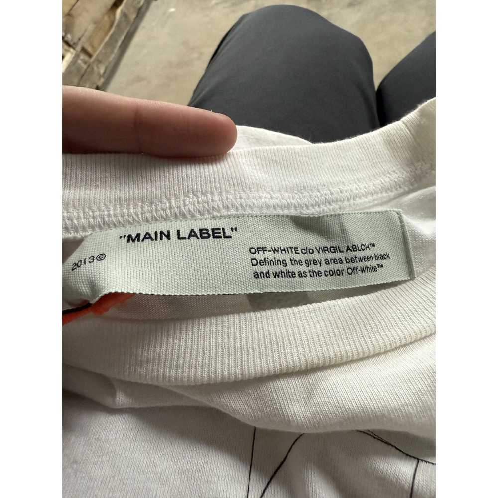 Off-White Off White LS White Black Used XXS - image 3