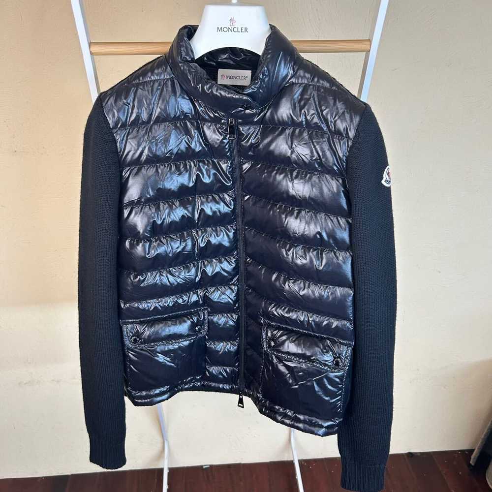 Y126 Moncler Beauty Down jacket knit black S - image 2