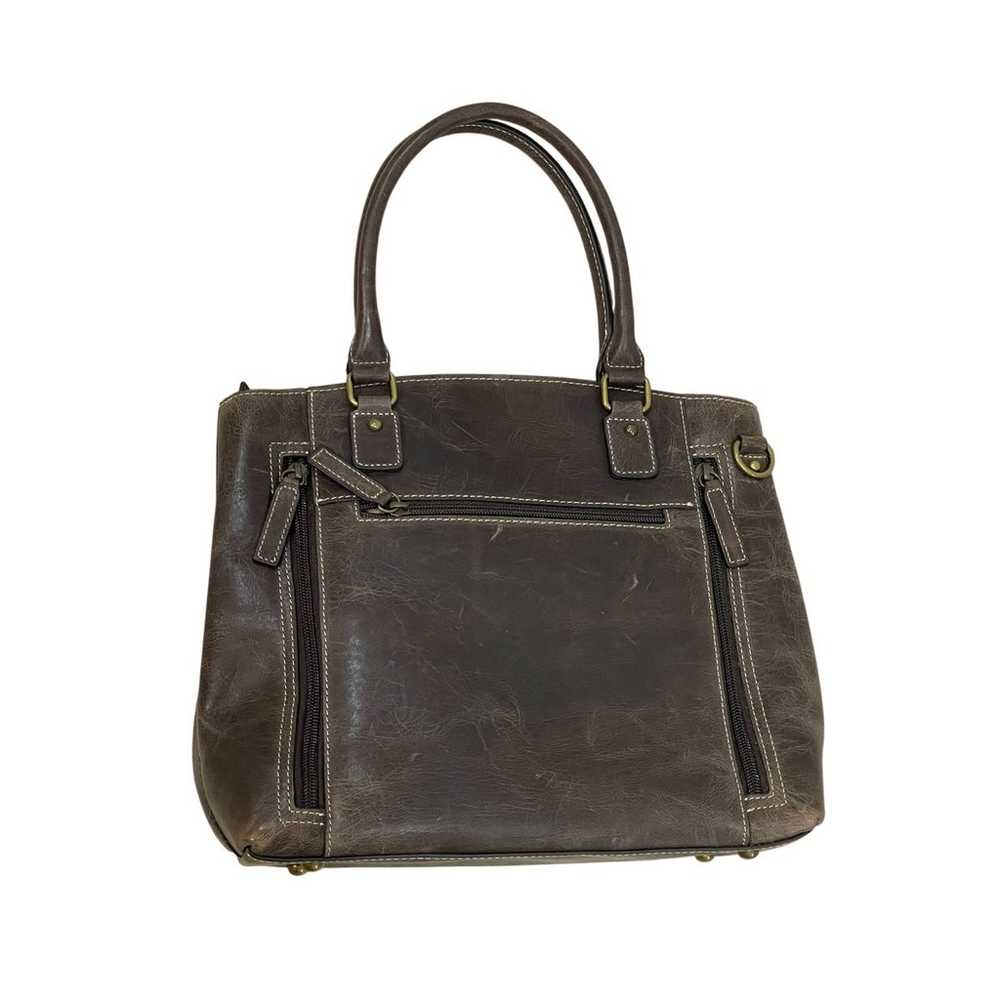 Gun Tote’n Mamas Handbag Brown Distressed Buffalo… - image 2