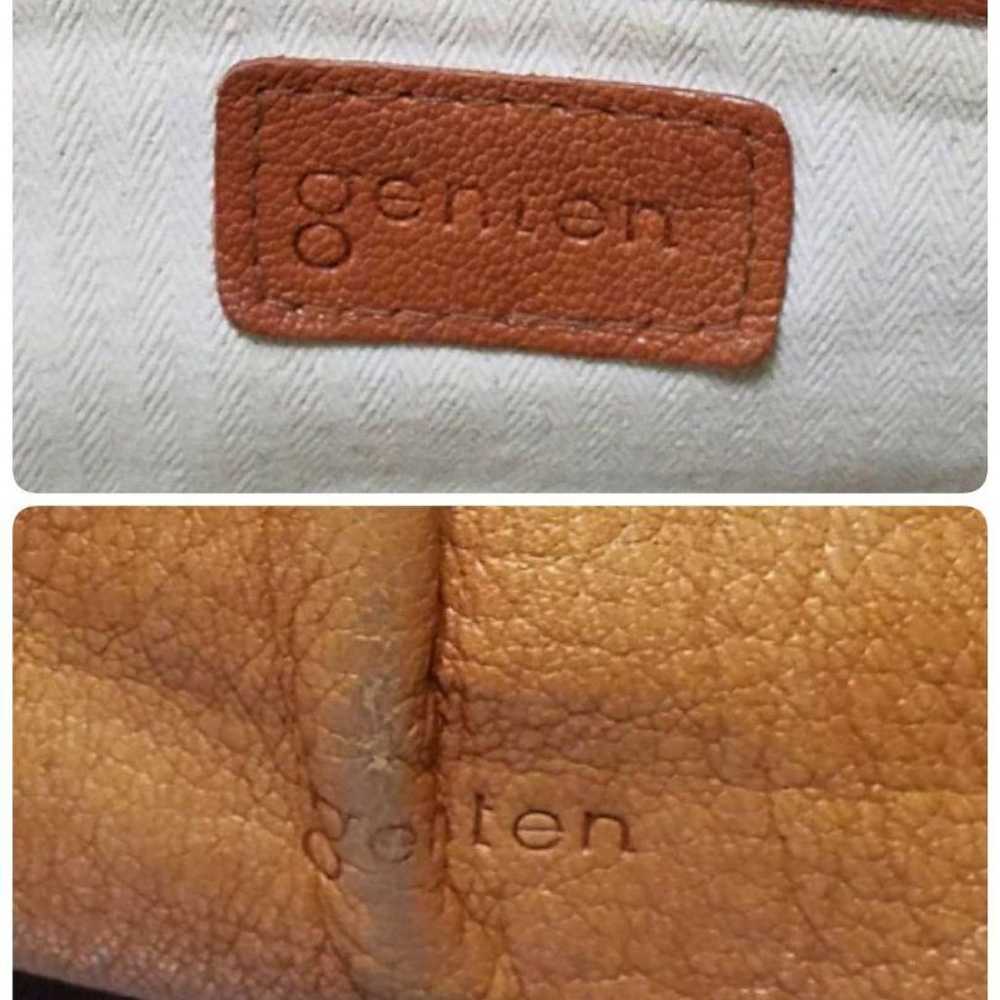 【Beautiful Condition】genten Handbag Leather Tote … - image 10