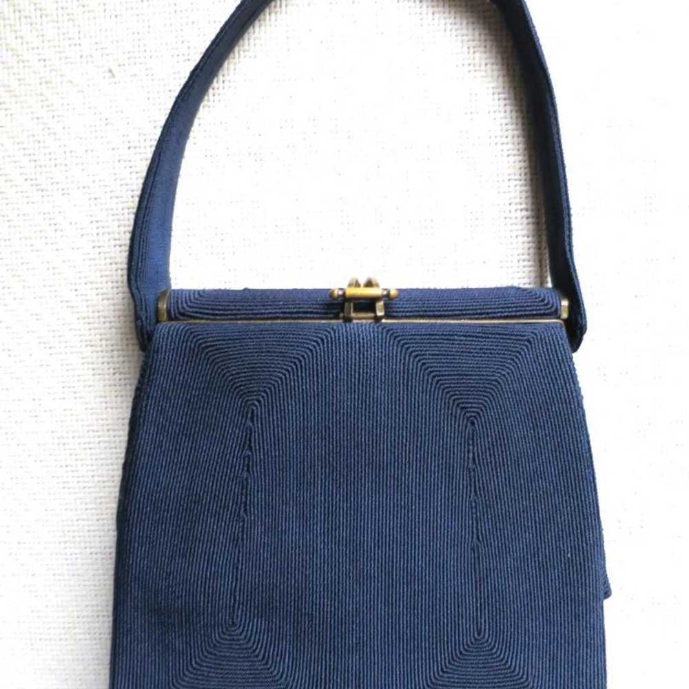 British Antique Bag CORDE Vintage ② 1940s-1950s - image 4