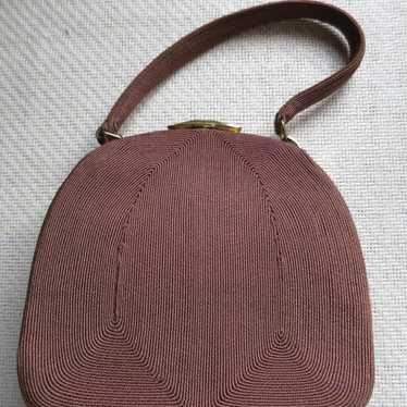 UK Antique Bag CORDE Vintage ① 1940s-50s