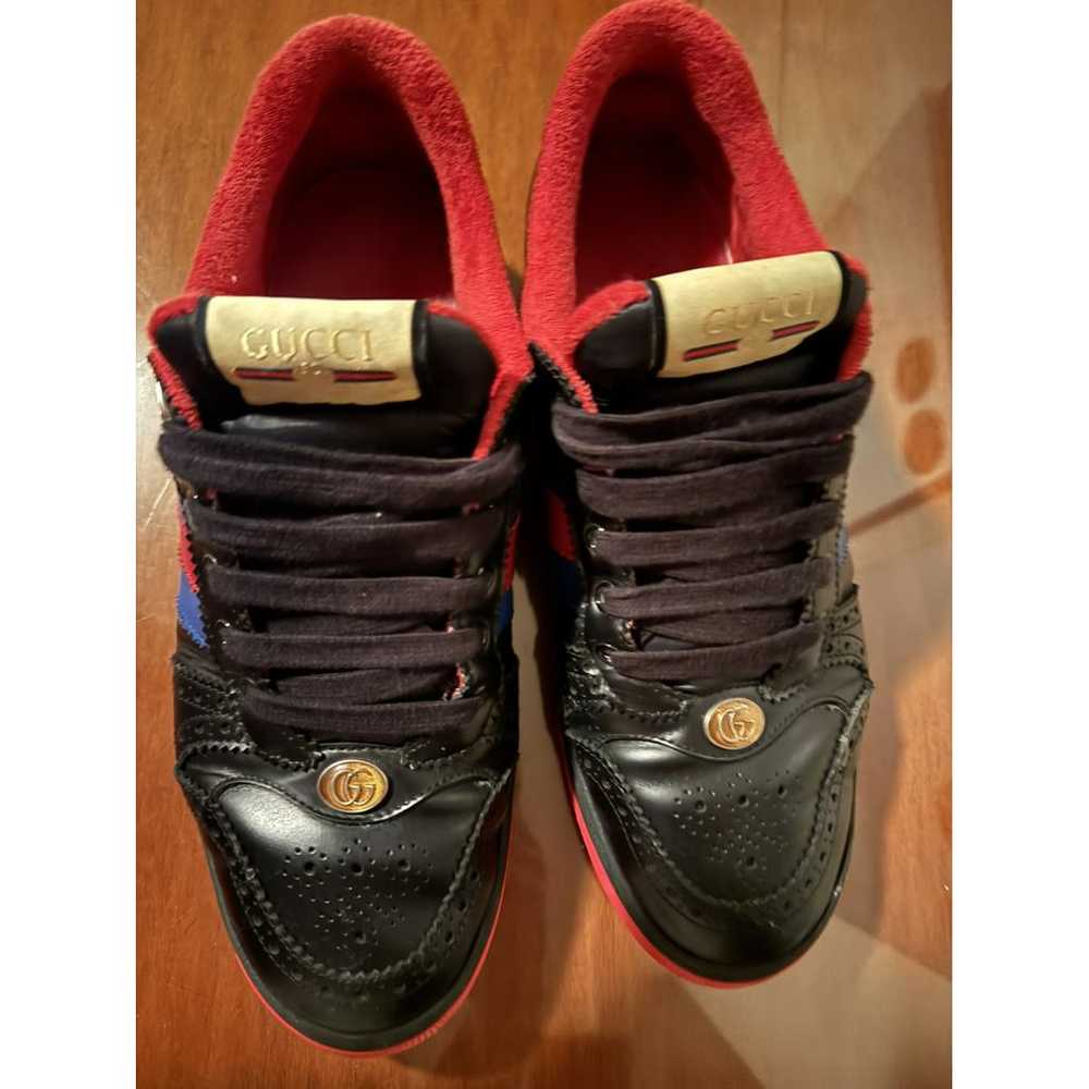 Gucci Screener leather low trainers - image 3